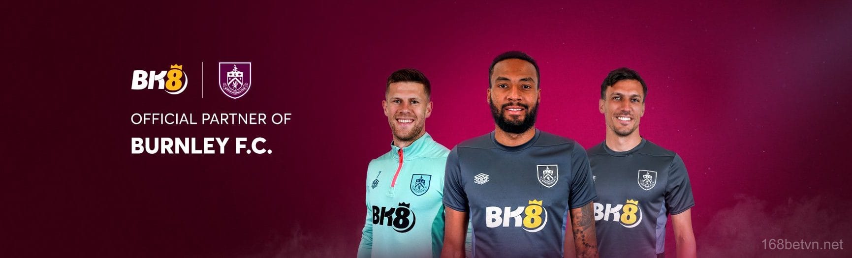 BK8 đối tác Burnley FC